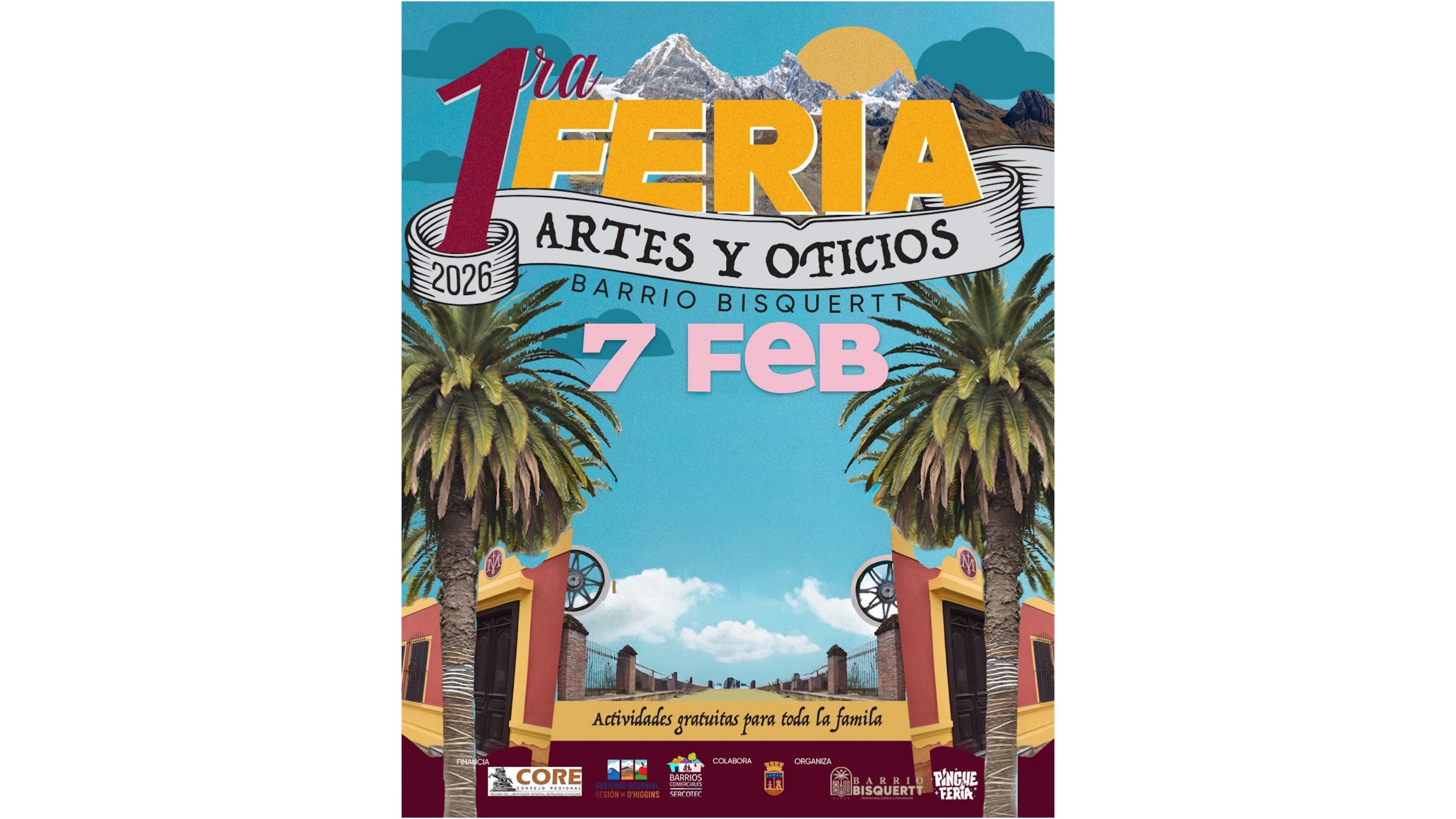 Barrio Bisquertt tendrá su Primera Feria de Artes y Oficios